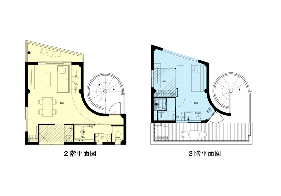 NMS2,3F平面図