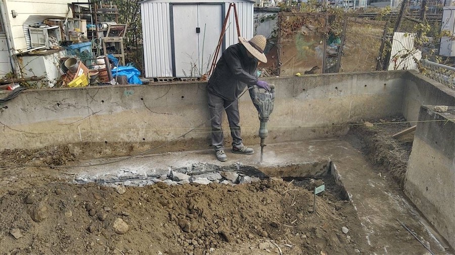 ④地中障害撤去